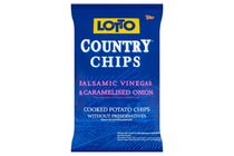 Lotto Country burgonya chips balzsamecettel és karamellizált hagymával 150 g