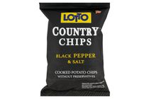 Lotto Country fekete bors & só chips 150 g