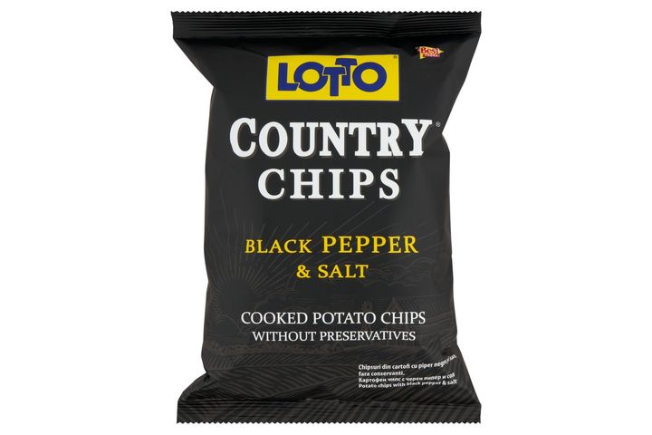 Lotto Country Black Pepper & Salt Chips 150 g