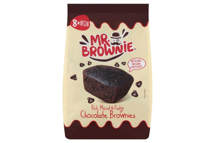 Mr. Brownie csokoládédarabos brownie 8 x 25 g (200 g)