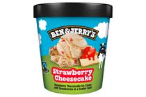 Ben & Jerry'S Glass Strawberry Cheesecake 465ml