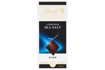 Lindt Excellence A Touch of Sea Salt finom keserű csokoládé tengeri sóval 100 g