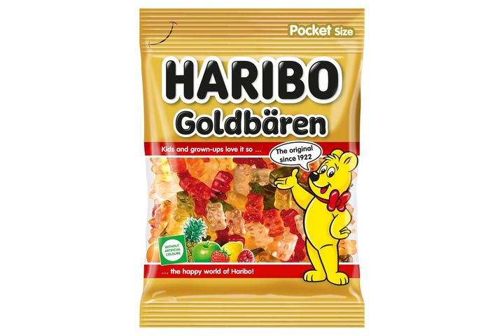 Haribo Goldbären gyümölcsízű gumicukorka 100 g