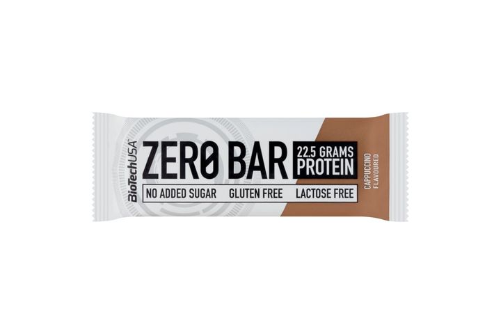 BioTechUSA Zero Bar cappuccino ízű fehérjeszelet édesítőszerrel 50 g