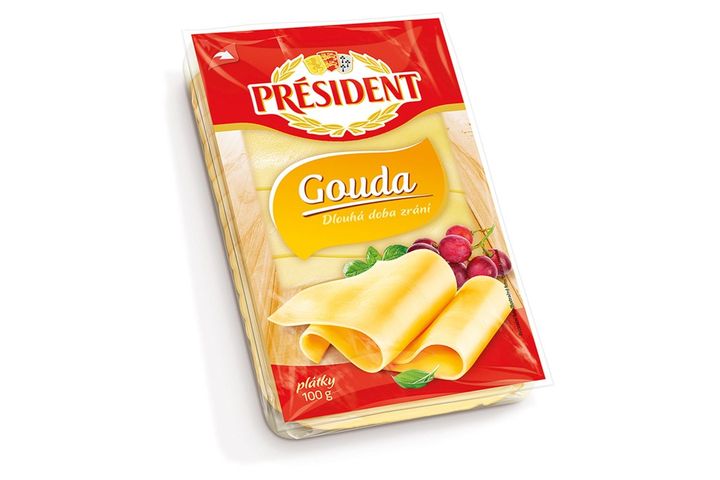 Président Gouda sýr plátky | 100 g