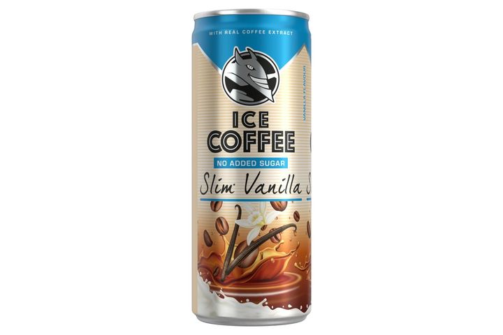 HELL Ice Coffee Slim Vanilla UHT Bourbon vanília ízű ital tejjel, kávékivonattal és édesítőszerekkel 250