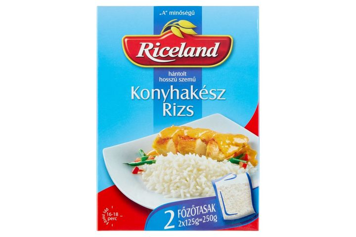 Riceland "A" Quality Peeled Long Grain Ready-to-Cook Rice 2 x 125 g (250 g)
