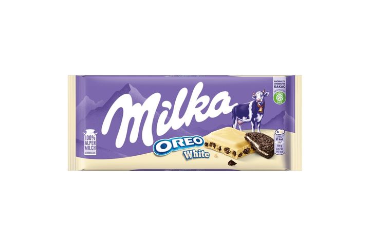 Milka Oreo White Bílá čokoláda | 100 g