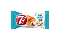 7days Double Coconut Max Croissant Kakaós Töltelékkel és Kókuszos Töltelékkel 80 G