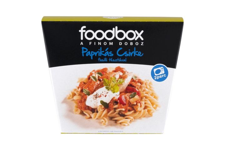 Foodbox paprikás csirke fusilli tésztával 330 g