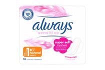 Always Ultra Sensitive Normal Plus Egészségügyi Betét (1-es Méret), 10 db