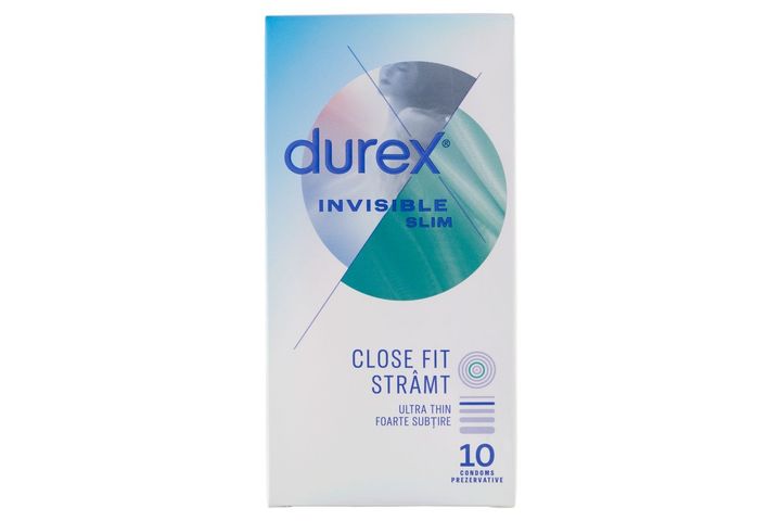 Durex Invisible Slim Condoms 10 pcs