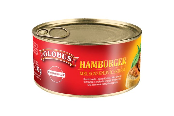 Globus hamburger ízesítésű melegszendvicskrém 290 g