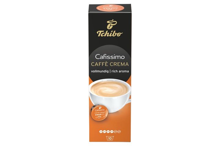 Tchibo Cafissimo Caffè Crema Rich Aroma kávékapszula 10 x 7,4 g (74 g)