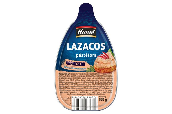 Hamé lazacos pástétom 100 g