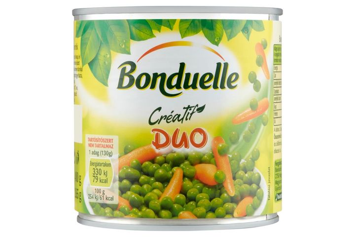Bonduelle Créatif Duo zöldborsó-bébirépa keverék 400 g