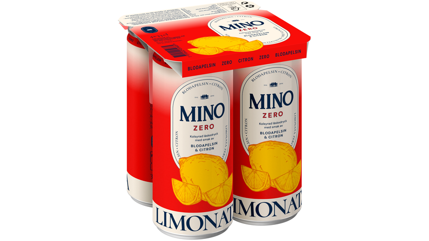 Mino Blodapelsin Citron 33cl 4-p