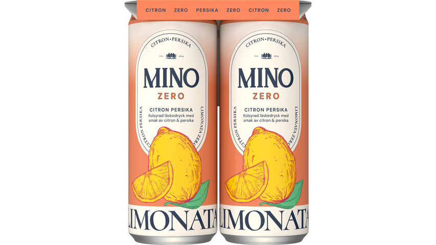 Mino Citron Persika 33cl 4-p