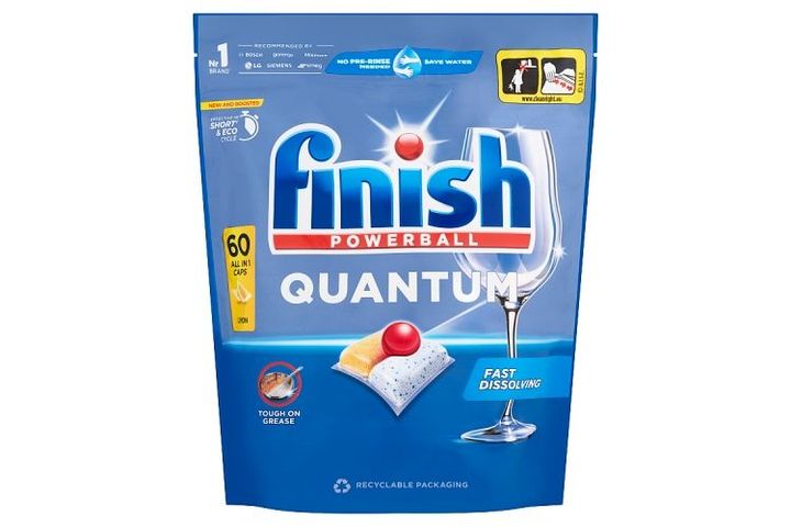 Finish Powerball Quantum Citrom mosogatógép kapszula 60 db 624 g