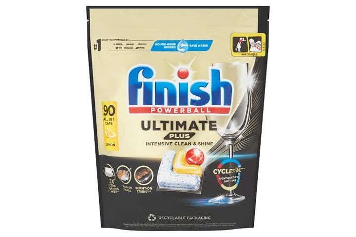Finish Powerball Ultimate Plus All in 1 Citrom mosogatógép kapszula 90 db 1098 g