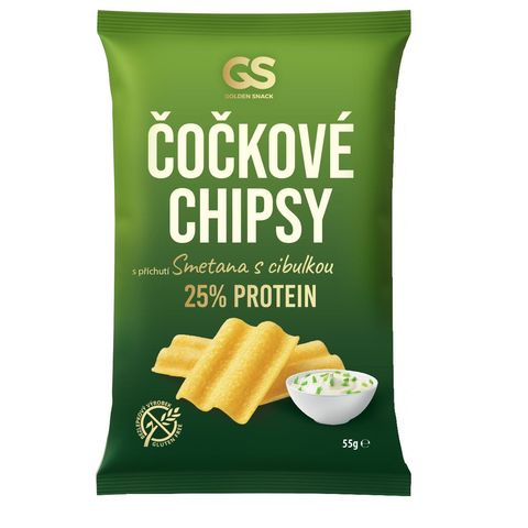 Golden Snack Protein Lentil Chips Cream+Onion | 55 g