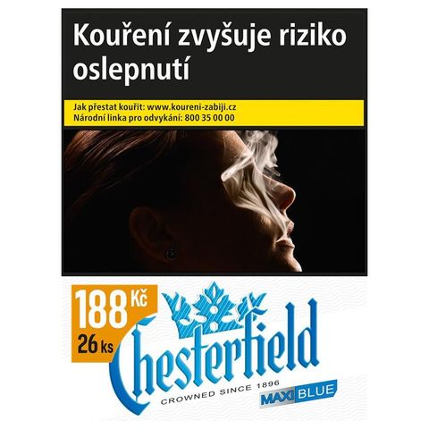 Chesterfield Blue Crown cigarettes | 26 x 1 piece | 18+