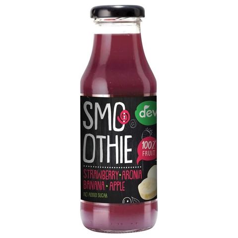 Deva Smoothie Jahoda Aronie Banán Jablko | 300 ml