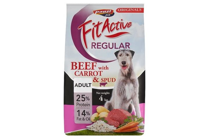 Panzi Fit Active Regular Adult marha teljesértékű eledel felnőtt kutyák részére 4 kg