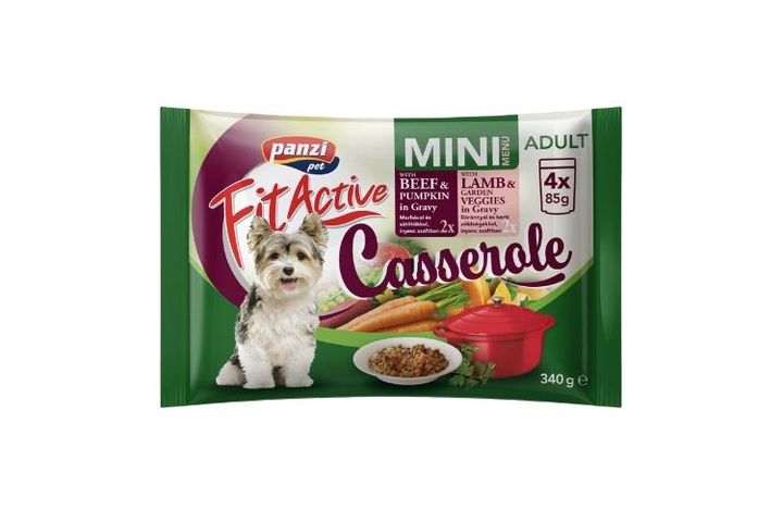 FitActive DOG alutasak Casserole marha & bárány 4x85g