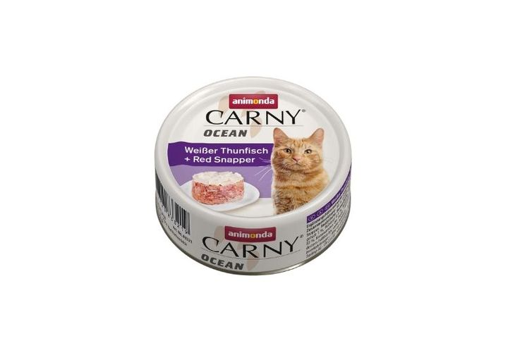 Animonda Carny Ocean tonhal és vörös sügér macskaeledel felnőtt macskáknak 80g