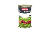 Animonda GranCarno Adult konzerv, marha és kacsaszív teljesértékű eledel felnőtt kutyáknak 400 g