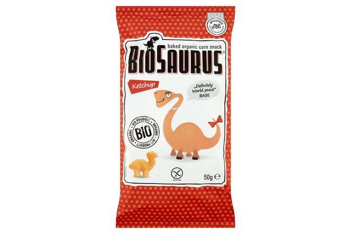 Biosaurus Bio kečup kukuřičný snack | 50 g