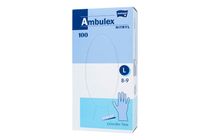 Ambulex púdermentes nitril vizsgálókesztyű lila L 100 db
