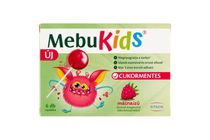 MebuKids cukormentes nyalóka málna ízben 6 db