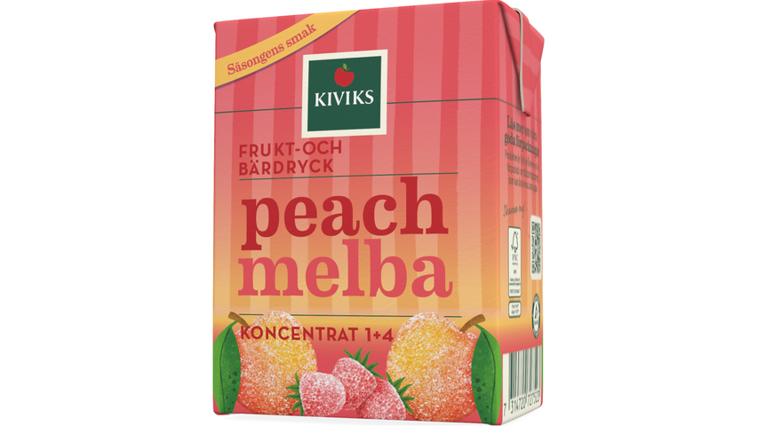 Kiviks Peach Melba Frukt & Bärdryck Koncentrat 2dl