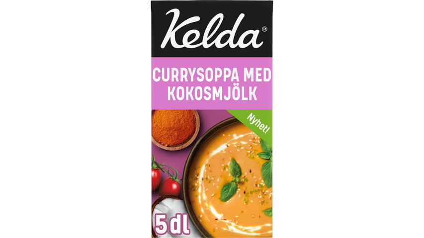 Kelda® Currysoppa Med Kokosmjölk 5dl