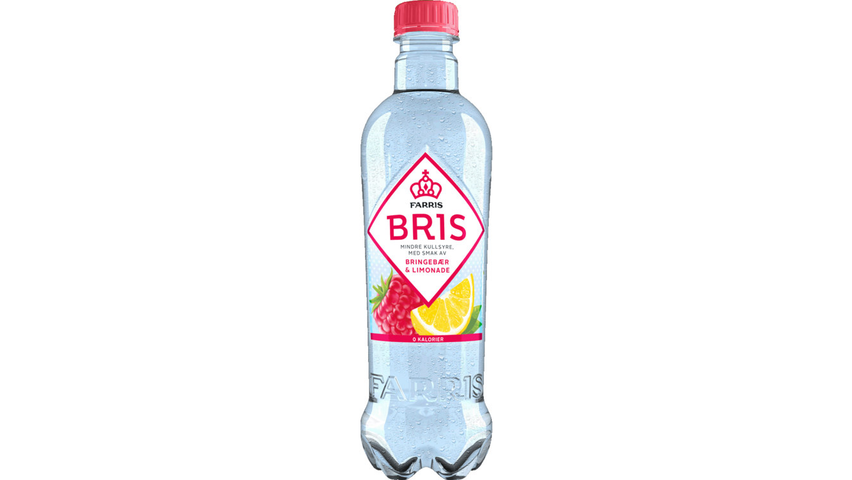 Farris Bris Bringebær & Limonade Flaske | 0.5l