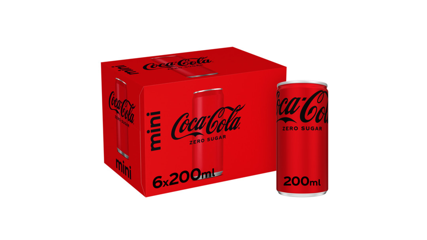 Coca-Cola Zero Sugar | 6 x 200l
