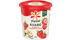 Yoplait Kvarg Jordbær & Madagaskar-Vanilje | 800g