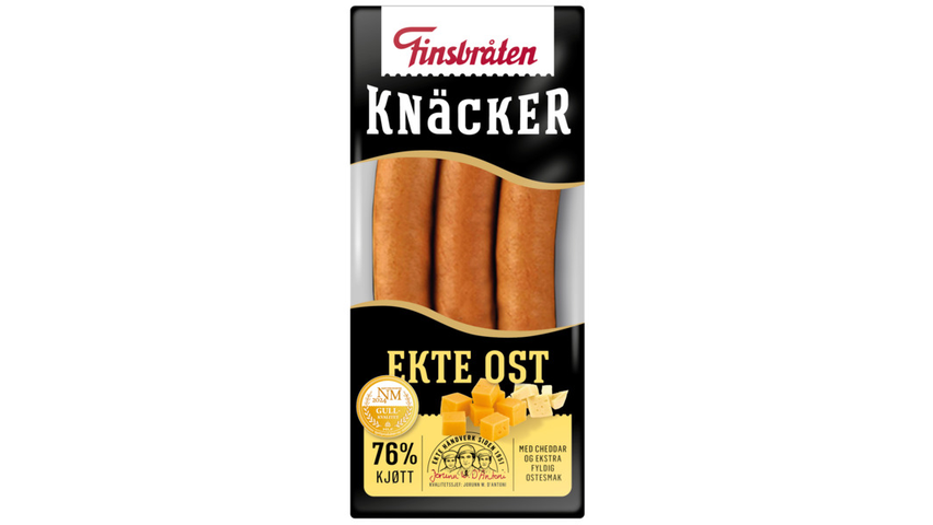 Finsbråten Knacker Ost | 250g