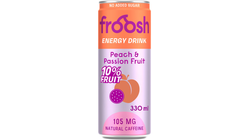 Froosh Energidrikk Fersken & Pasjonf | 330ml