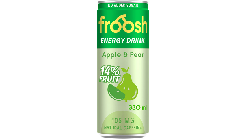 Froosh Energidrikk Eple & Pære | 330ml