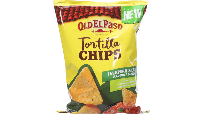 Old El Paso Jalapeno & Lime Tortilla Chips | 170g