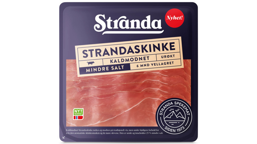 Stranda Strandaskinke Mindre Salt | 85g