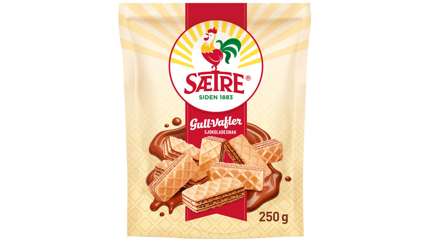Gullvafler Sjokolade | 250g