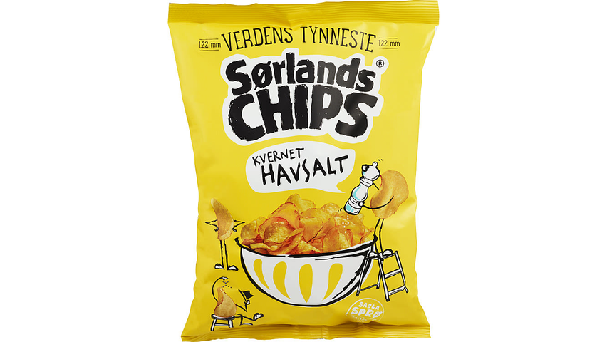 Sørlandschips Havsalt Verdens Tynneste | 230