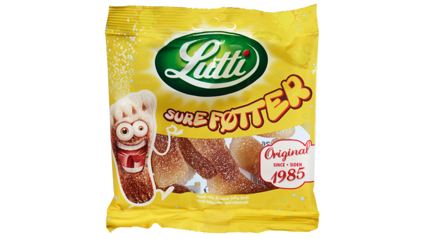 Lutti Sure Føtter | 100g
