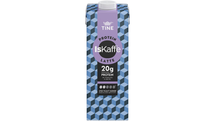 TINE Iskaffe Protein Latte Uten | 1l