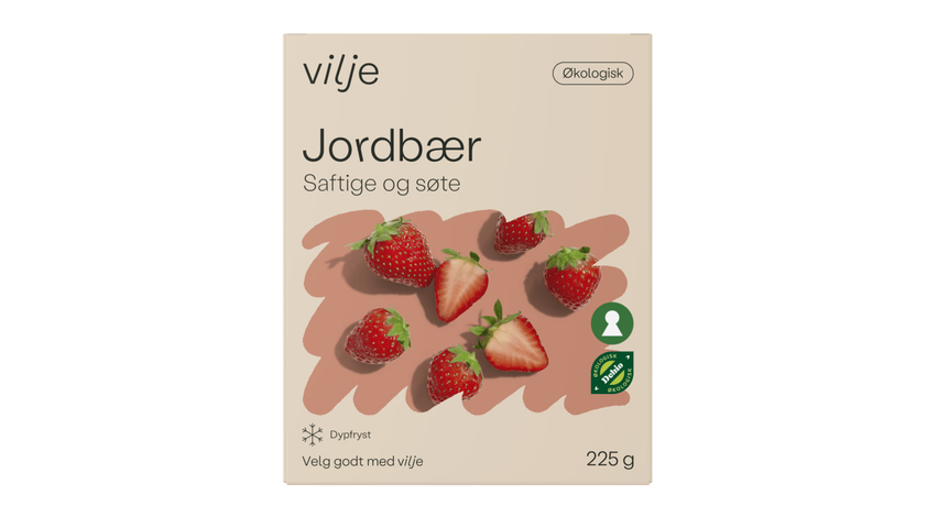 Vilje Jordbær Økologisk | 225g