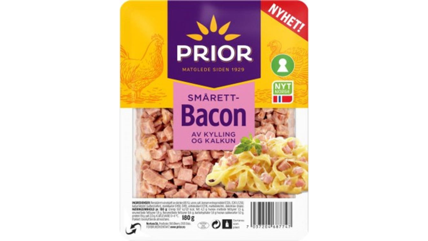 Prior Smårettbacon Kylling & Kalkun | 180g